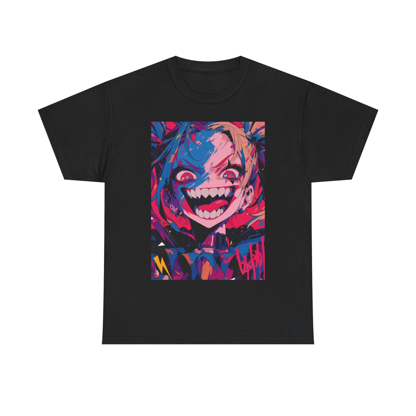 Waifu Anime T-shirt Girl Graphic Cartoon Retro Gaming Unisex Heavy Tee Gamer TT