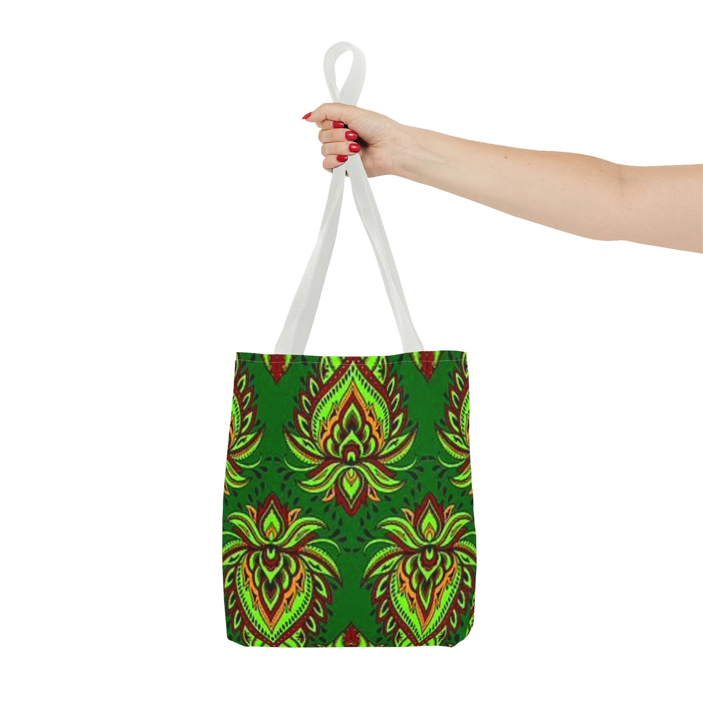 Green Bulbs Flowers Multi Color BRAND NEW MODERN Tote Bag (AOP)