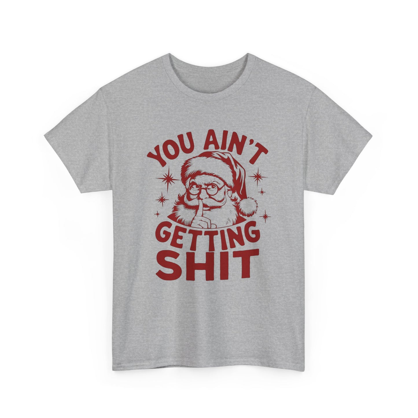 Funny Santa Christmas Graphic T Shirt NEW Unisex Heavy Cotton Tee