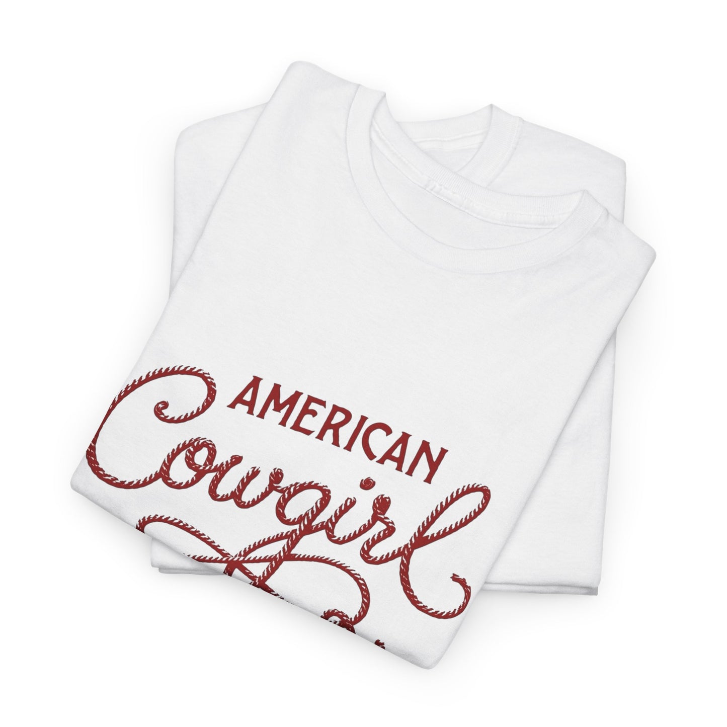 American Cowgirl Graphic T Shirt Heavy Cotton Tee NEW ADULT UNISEX