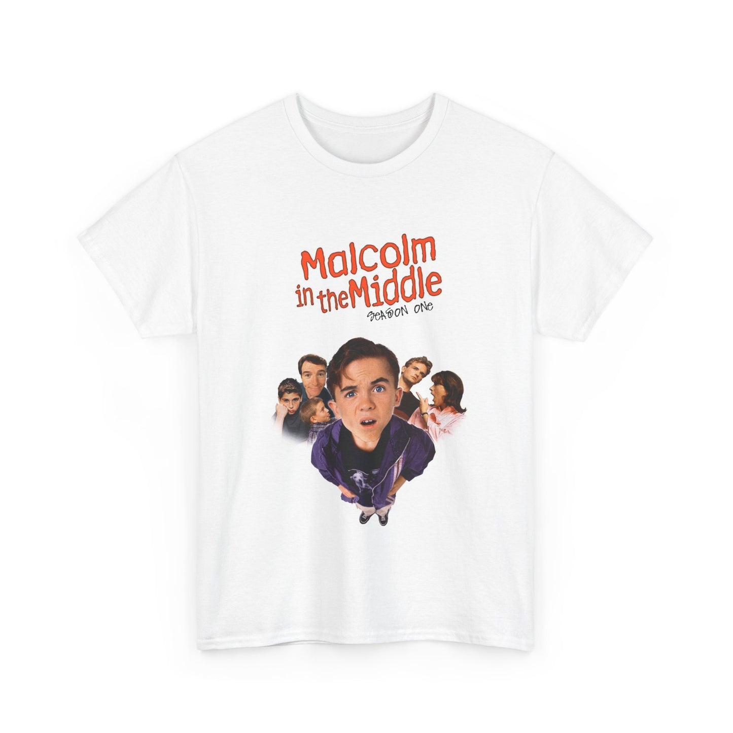 Malcom In The Middle Shirt Poster Retro Unisex Heavy Cotton Tee
