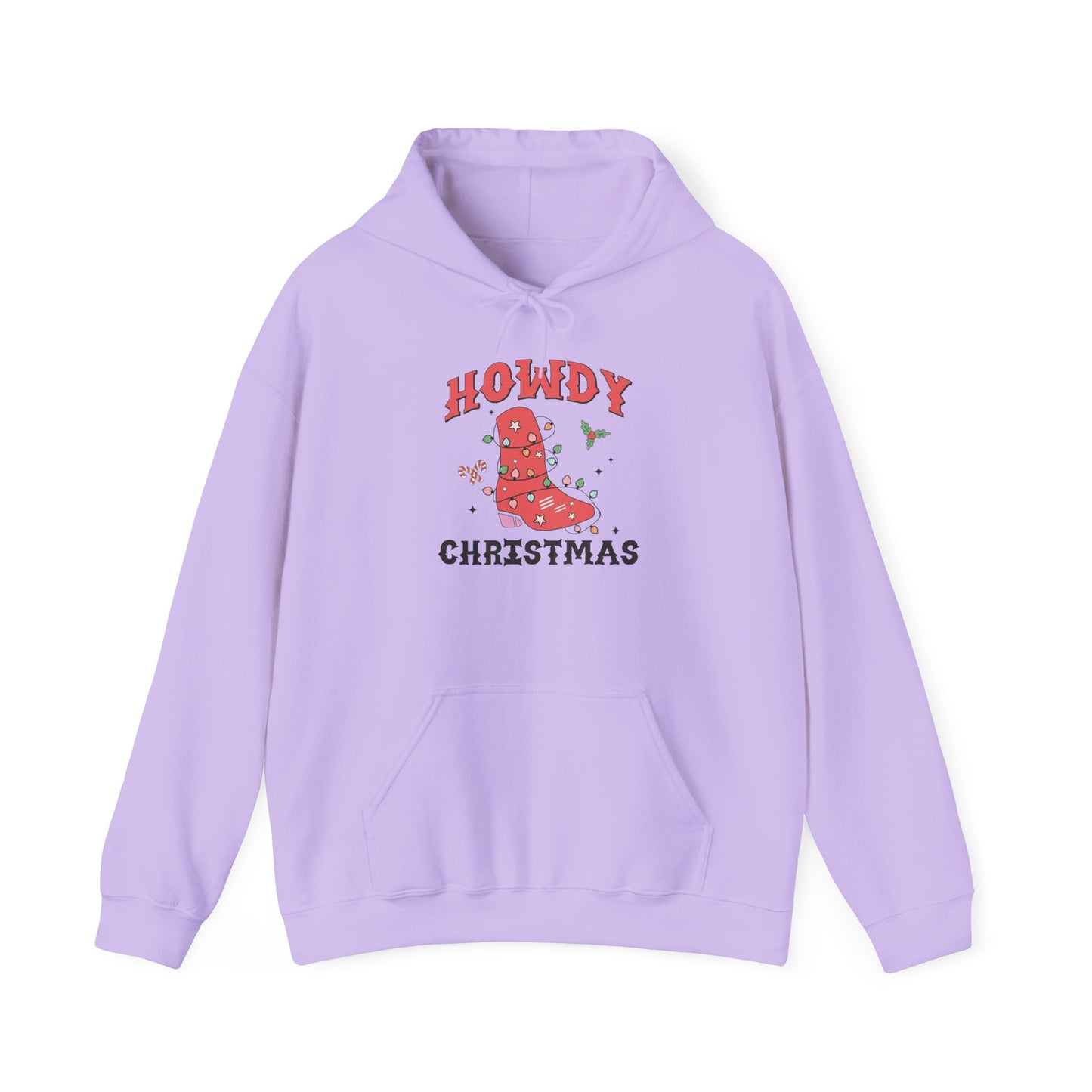 Howdy Christmas Graphic Hoodie Unisex Heavy Blend™ Hooded Sweatshirt