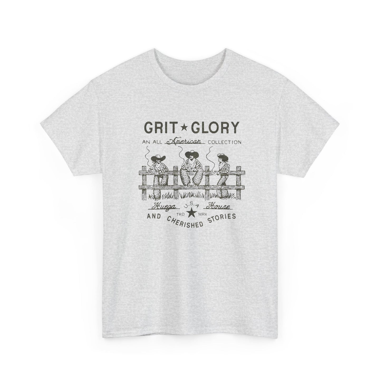 Grit And Glory Graphic T Shirt Unisex Heavy Cotton Tee