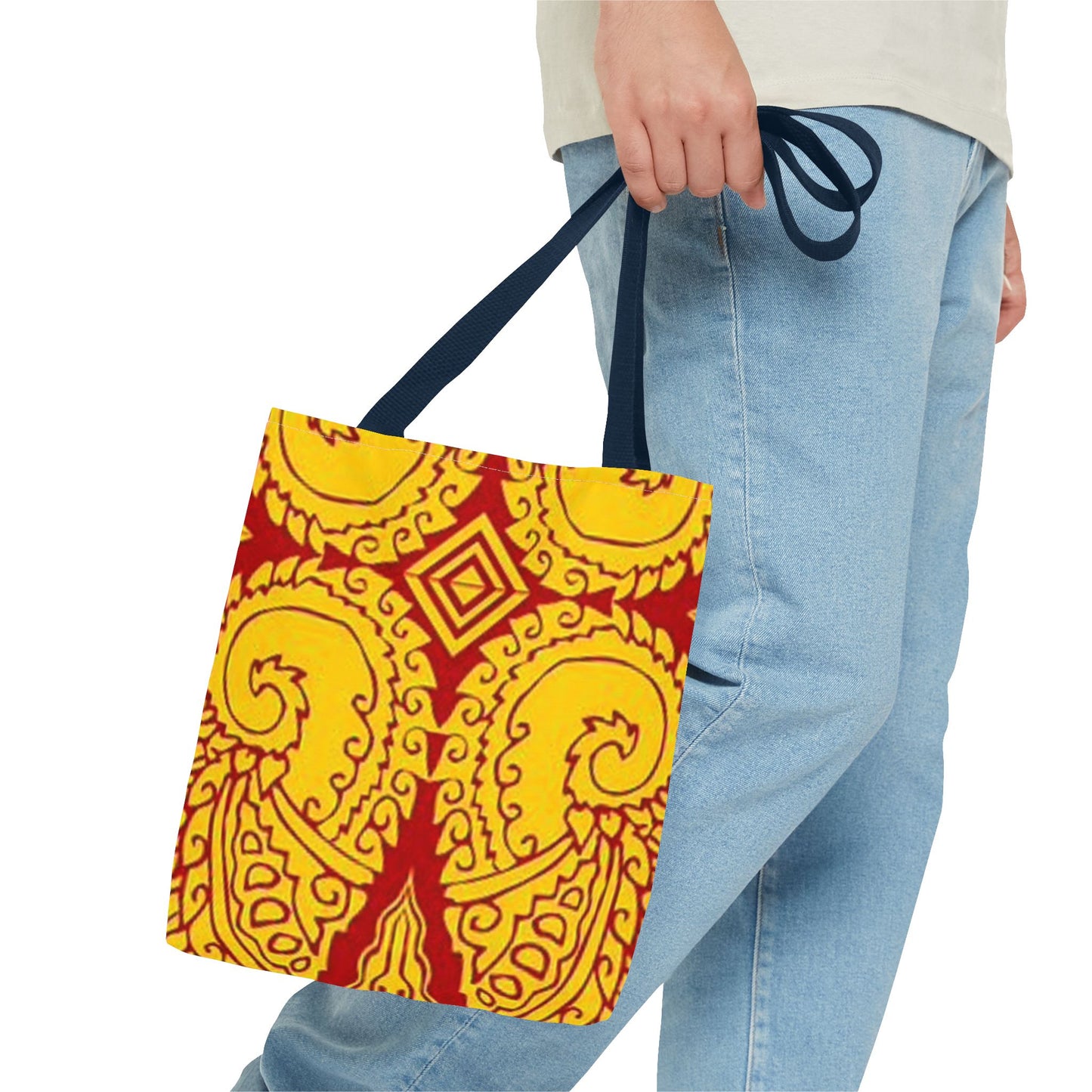 Red And Yellow Middle Eastern Multi Color BRAND NEW MODERN Tote Bag (AOP)