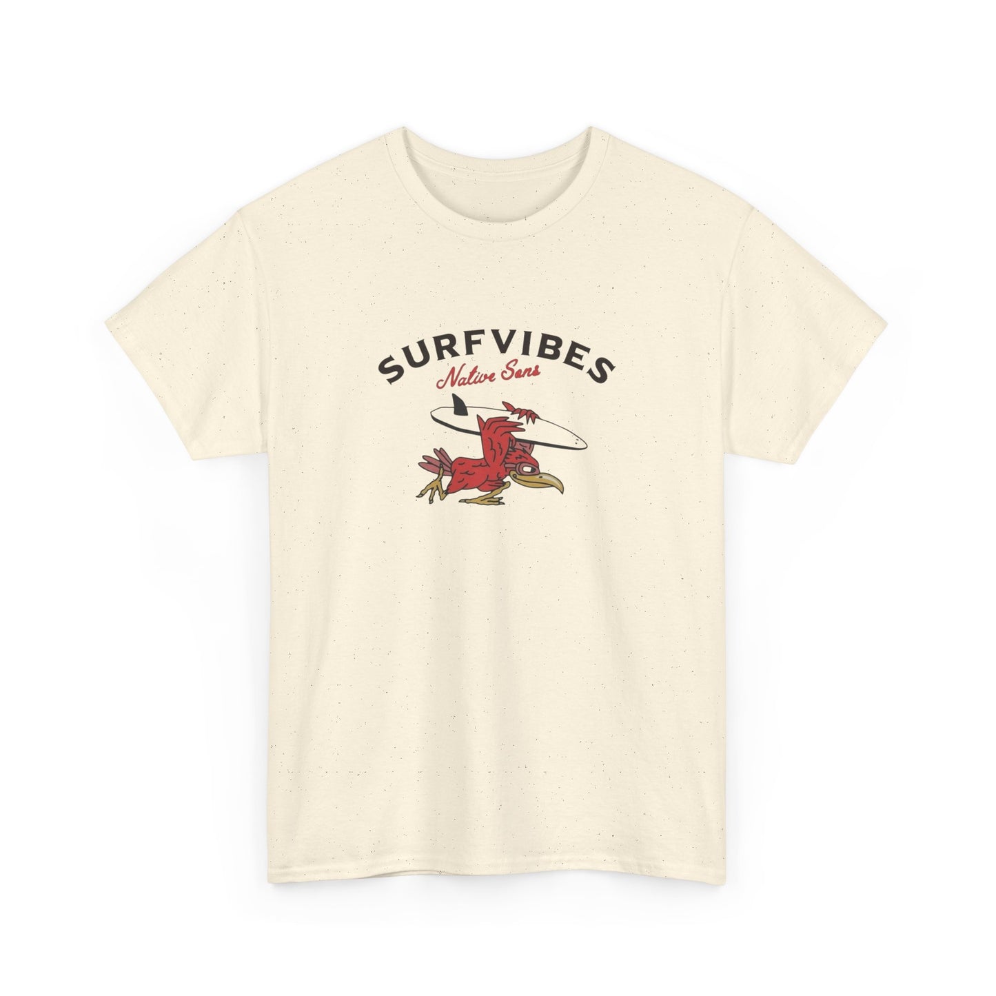 Surf Vibes Beach Retro Graphic T Shirt Unisex Heavy Cotton Tee New Gift