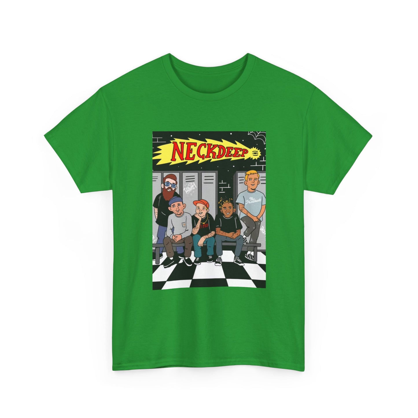 Neck Deep Tshirt Punk Rock UK retro Album art Unisex Heavy Cotton Tee