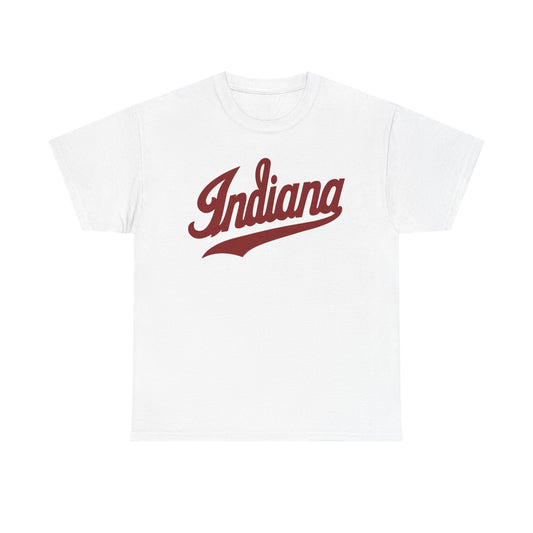 Indiana NEW State Logo BRAND NEW Apparel T Shirt Unisex Heavy Cotton Tee