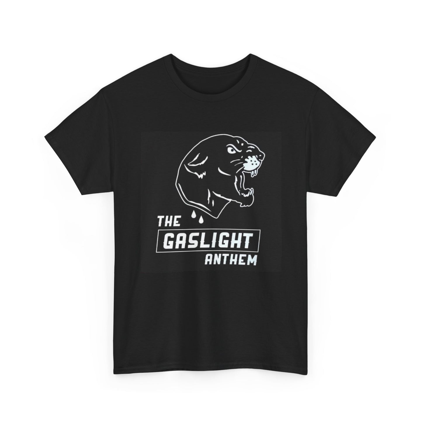 The Gaslight Anthem Tshirt Panther Head 90s Rock Unisex Heavy Cotton Tee