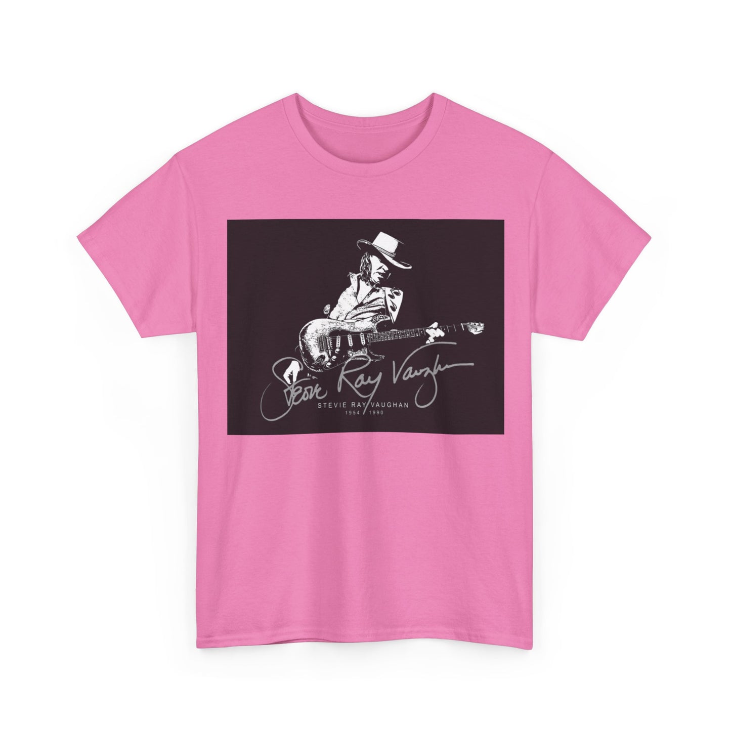 Stevie ray vaughn T-shirt Vintage retro rock album Unisex Heavy Cotton Tee