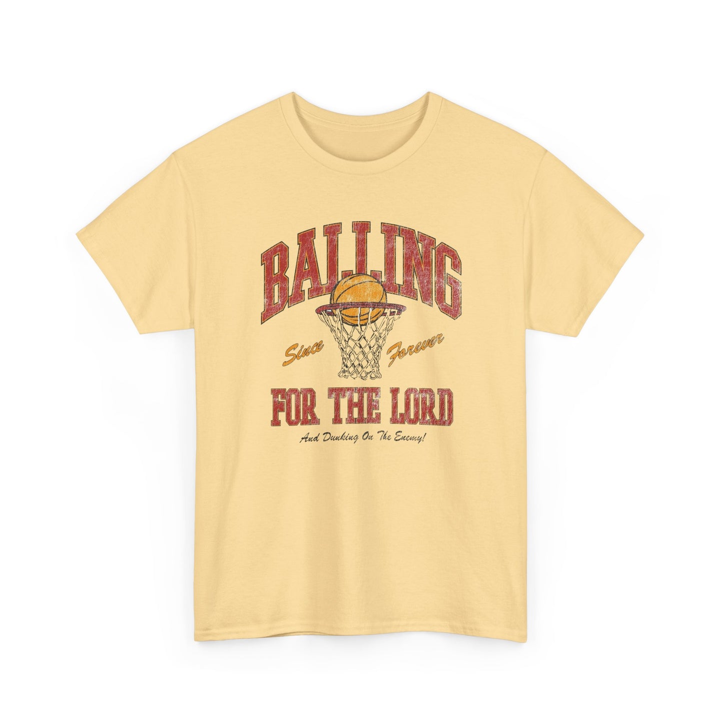 Balling For The Lord Graphic T Shirt ADULT NEW