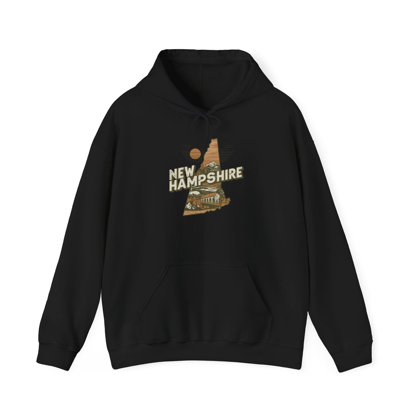 New Hampshire Graphic Hoodie Heavy Blend™ Hooded Sweatshirt