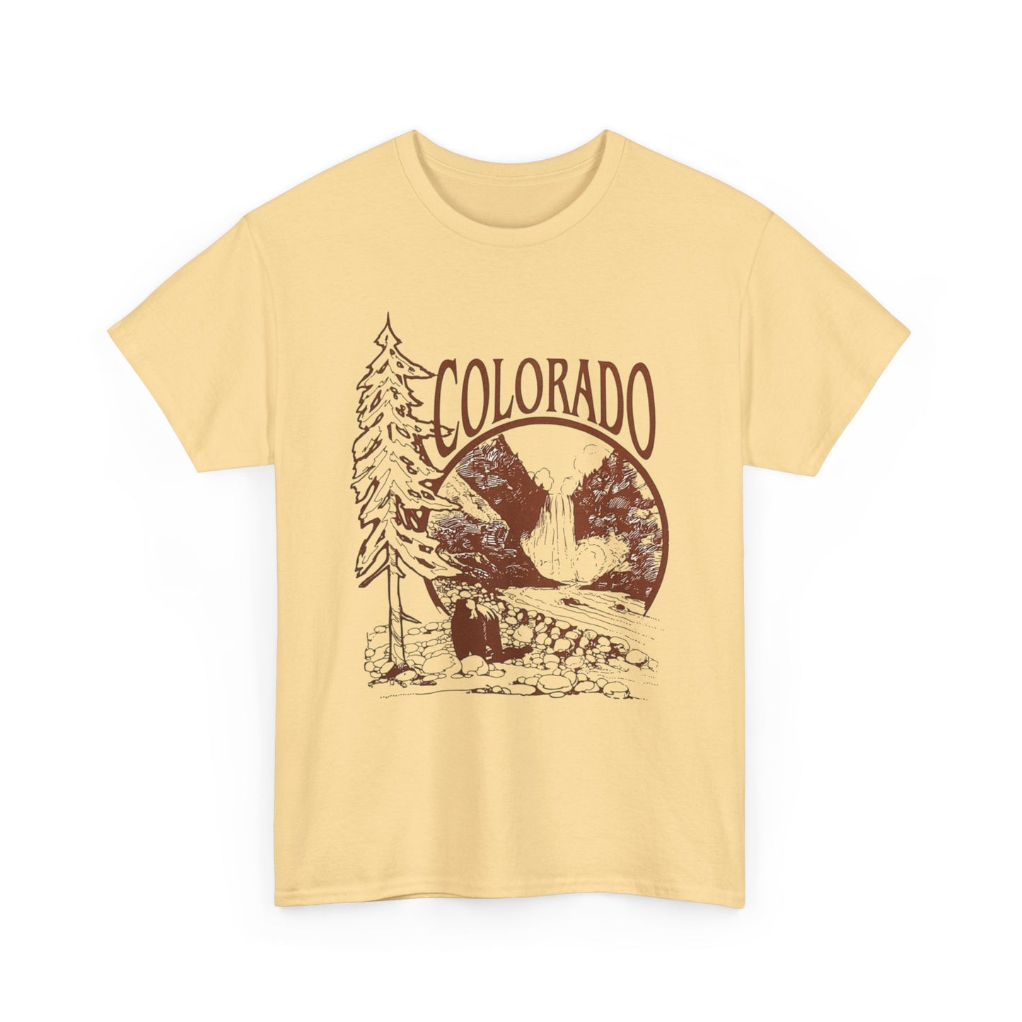 Colorado Wilderness Graphic T Shirt Unisex Heavy Cotton Tee