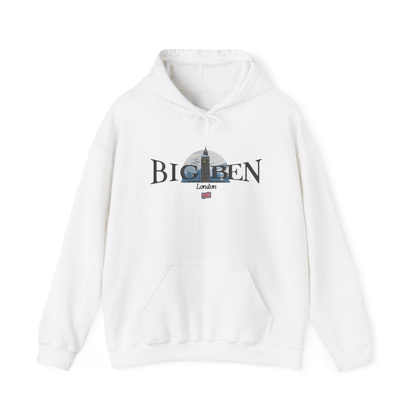 Big Ben London Graphic Hoodie Heavy Blend Sweatshirt NEW