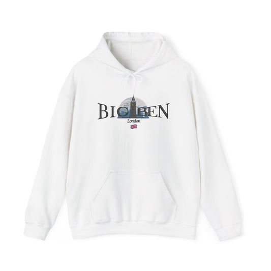 Big Ben London Graphic Hoodie Heavy Blend Sweatshirt NEW