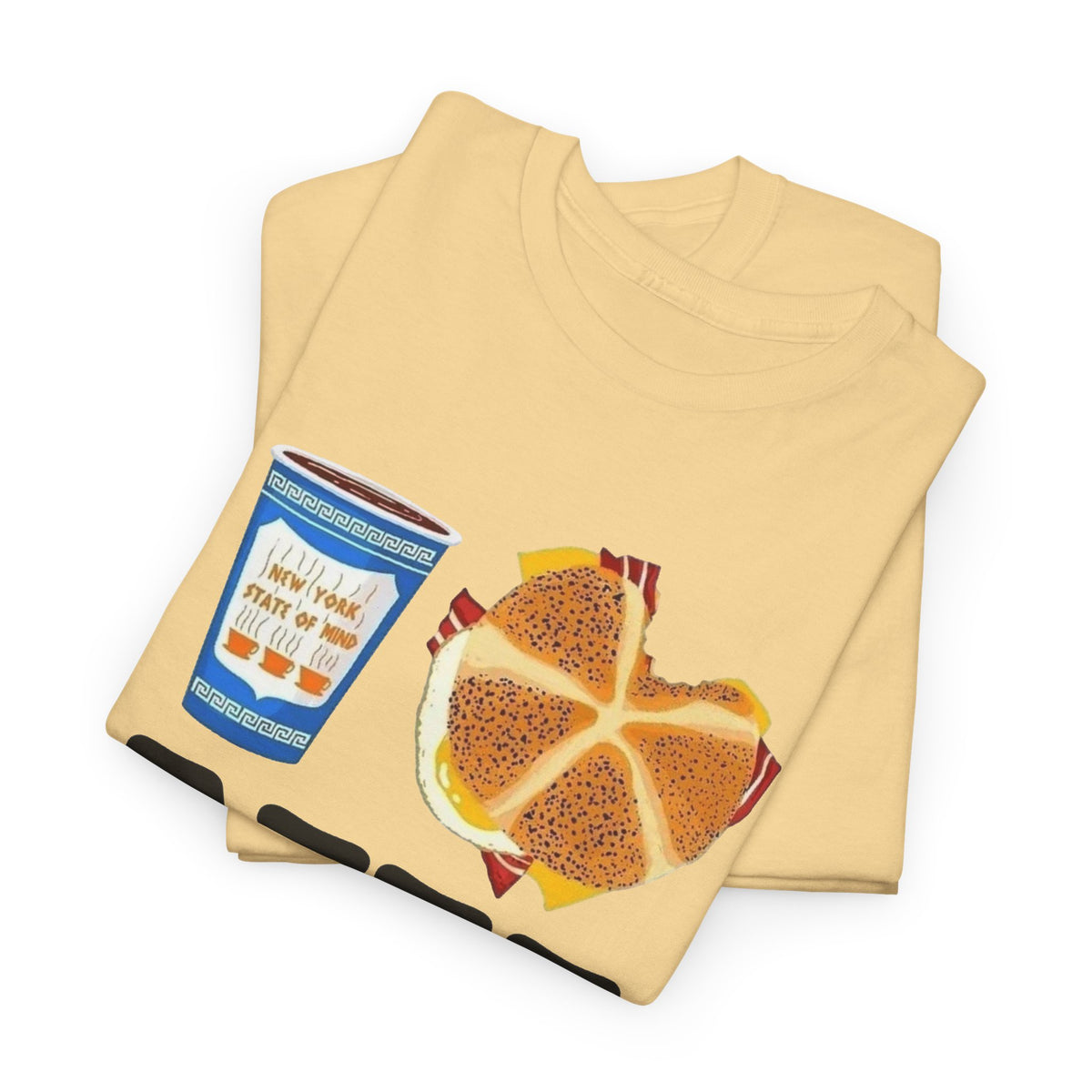 Classic New York Graphic T Shirt Men's Vintage Heavy Cotton Tee