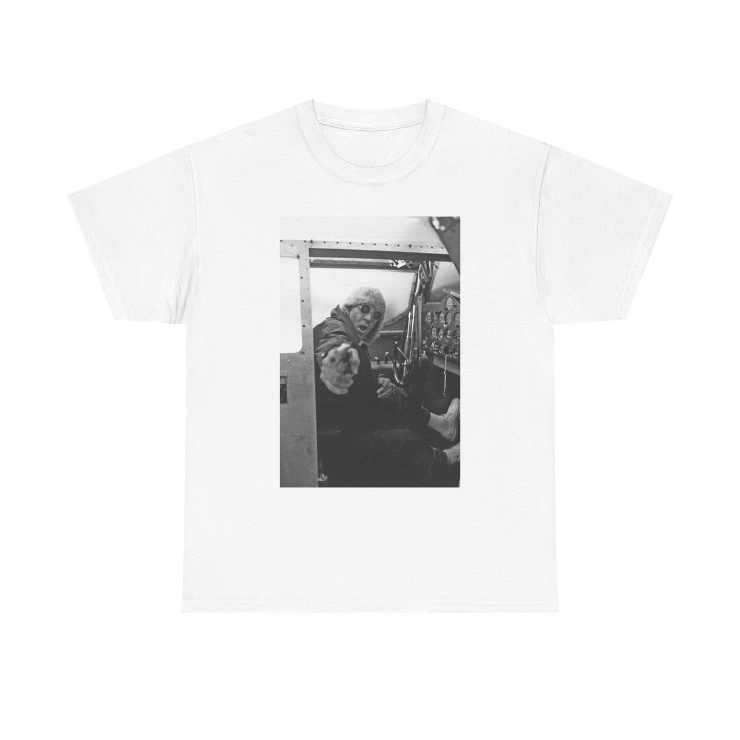 Hunter S Thompson Graphic T Shirt Vintage Plane Unisex Heavy Cotton Tee
