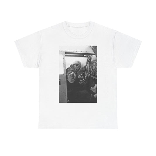 Hunter S Thompson Graphic T Shirt Vintage Plane Unisex Heavy Cotton Tee