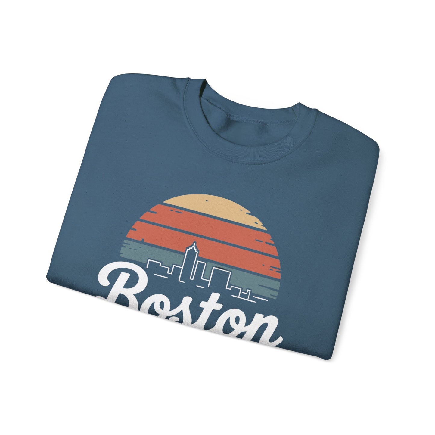 Boston Skyline Sweater NEW Unisex Heavy Blend™ Crewneck Sweatshirt