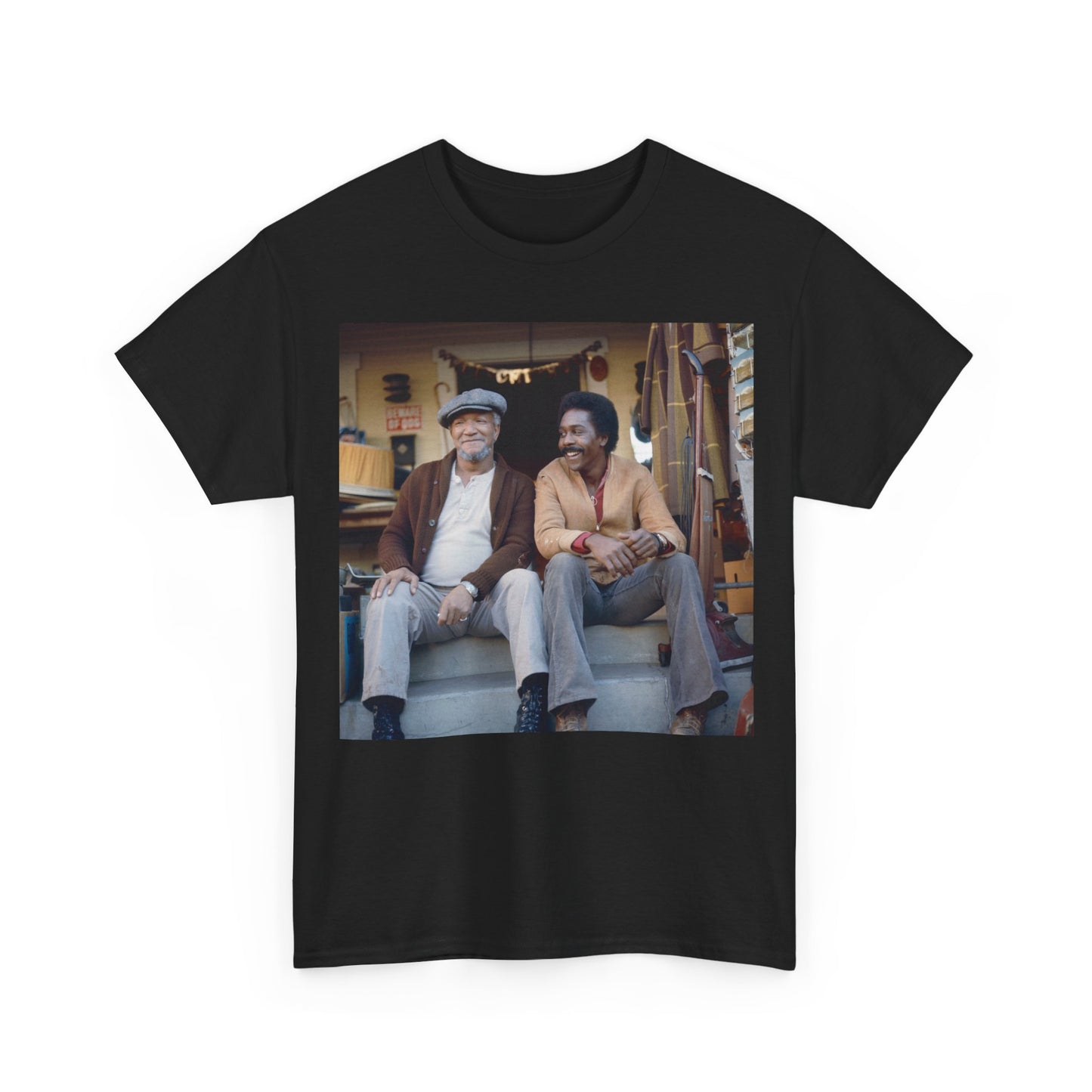 Sanford and Son Tshirt Vintage Tv Series retro Unisex Heavy Cotton Tee Redd Fox