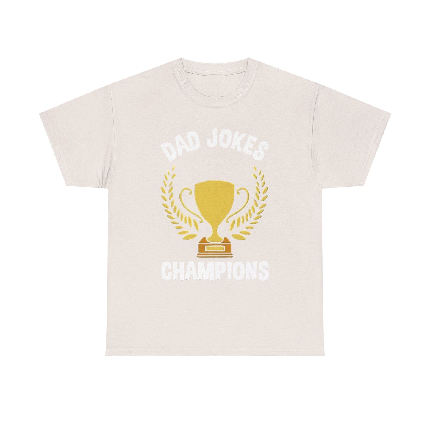 Dad Jokes Champion T SHIRT Retro Funny Jokes GIFT Unisex Heavy Cotton Tee