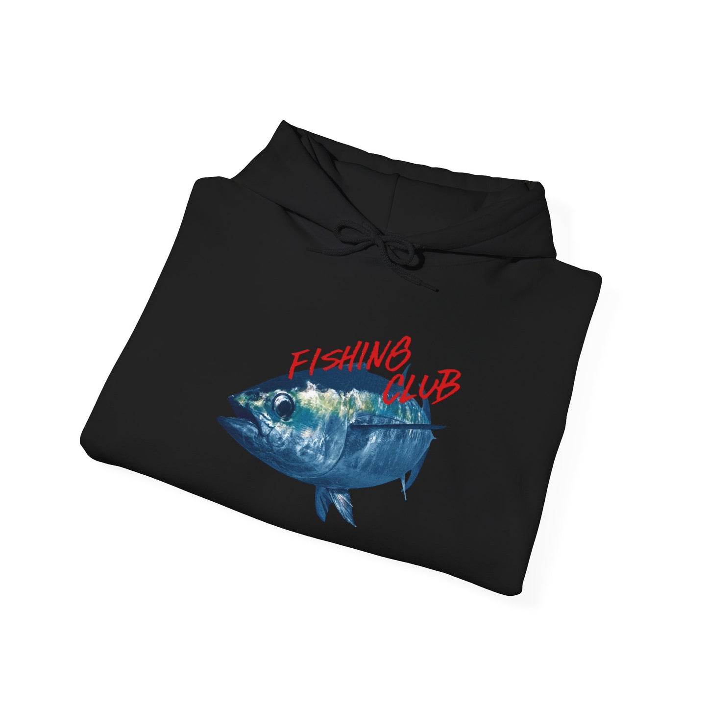 Fishing Club Graphic Hoodie Heavy Blend Sweatshirt NEW