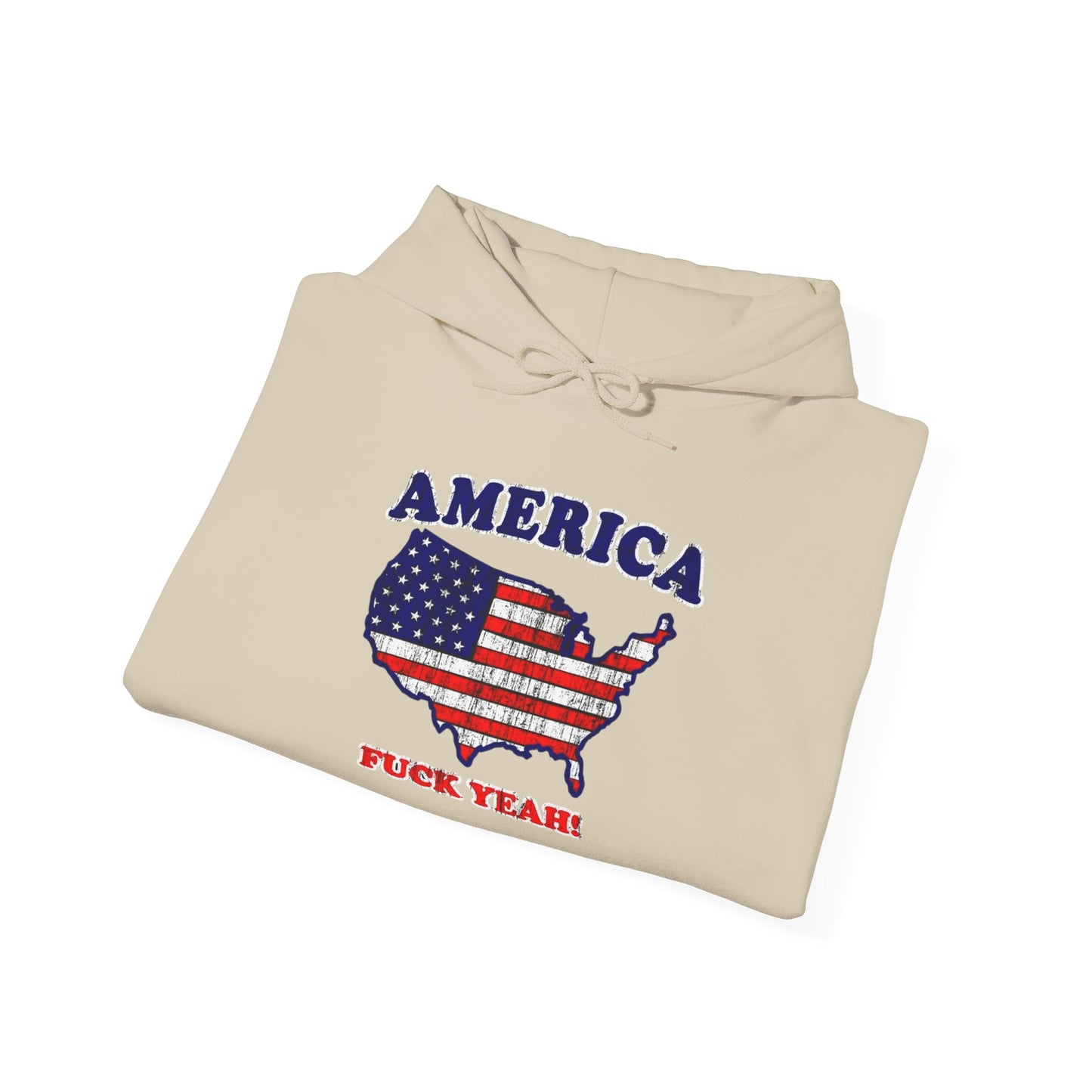 America F Yeah Graphic Hoodie USA Unisex Heavy Blend™ Hooded Sweatshirt