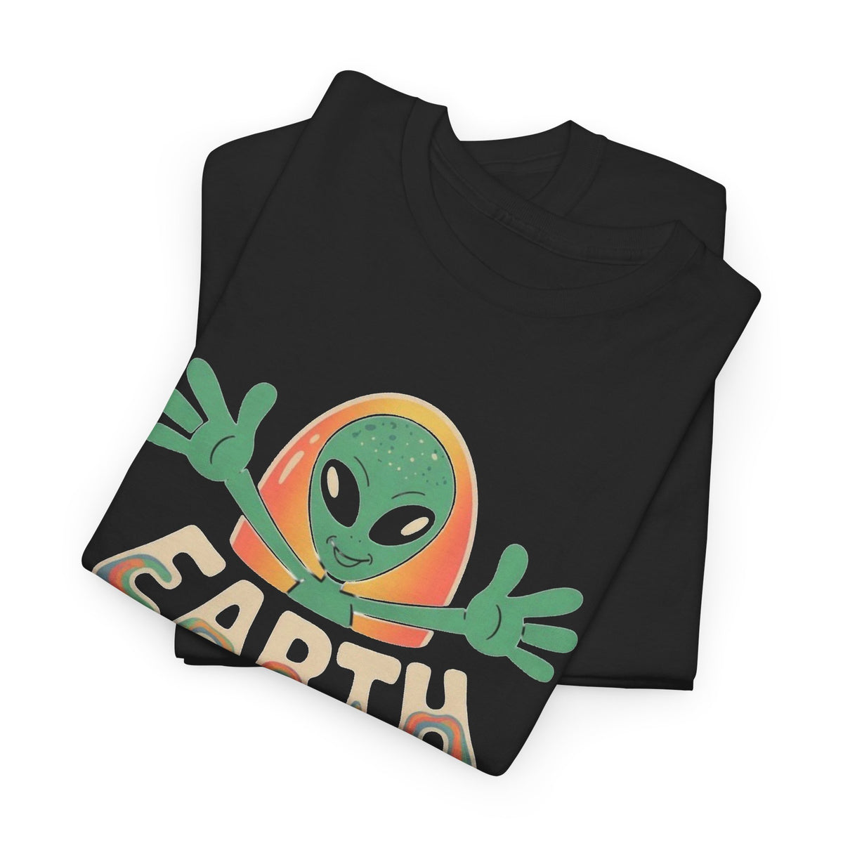 Earth Sucks Graphic T Shirt Men's Funny Alien's Heavy Cotton Tee
