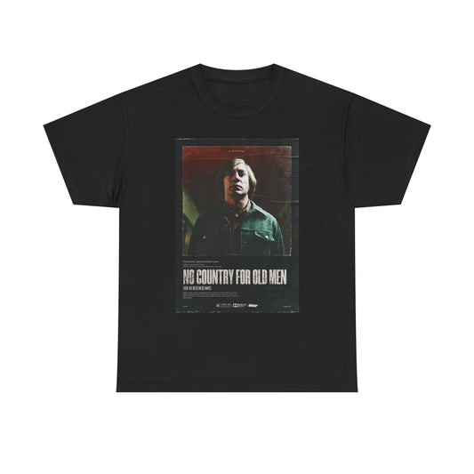 No Country For Old Men Graphic T Shirt Vintage Movie Poster Unisex Heavy Cotton