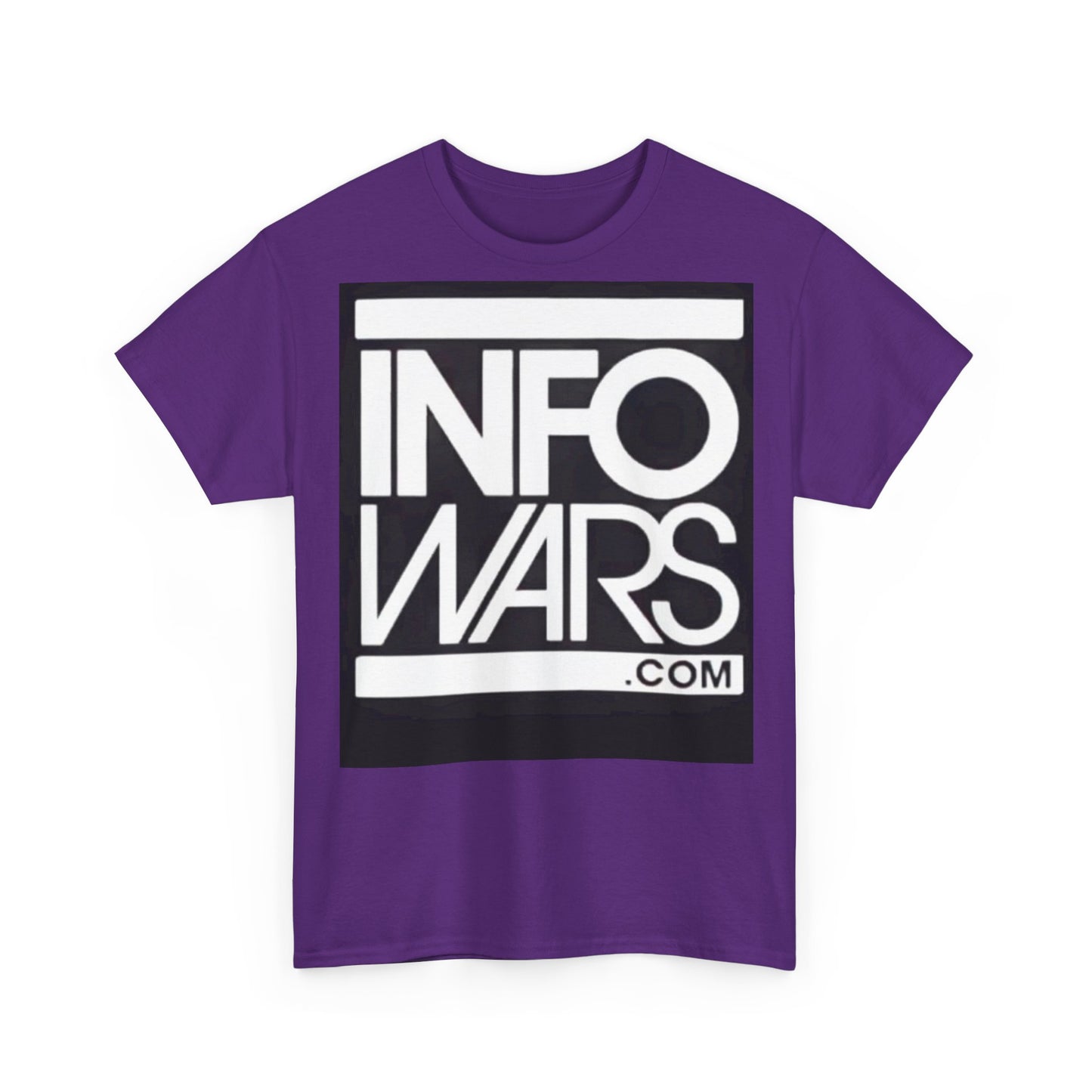 Info Wars Tshirt Alex Jones Rogan American Funny Podcast Unisex Heavy Cotton Tee