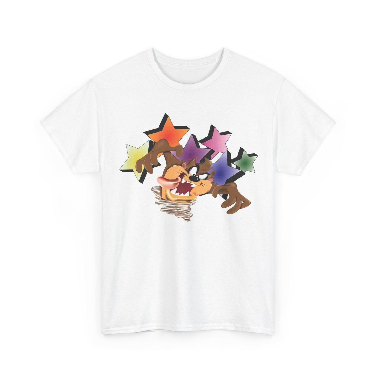 Tazmanian Devil Shirt Vintage Cartoon Retro Graphics Unisex Heavy Cotton Tee
