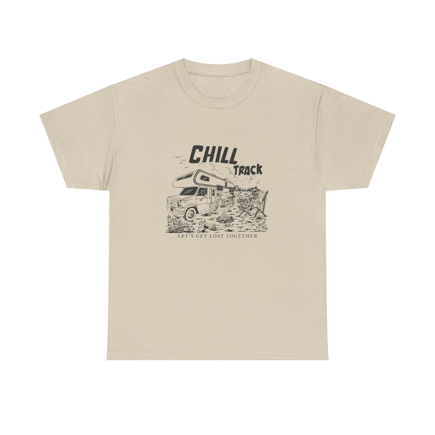 Lets Get Lost Together Chill Graphic T Shirt Unisex Heavy Cotton Tee