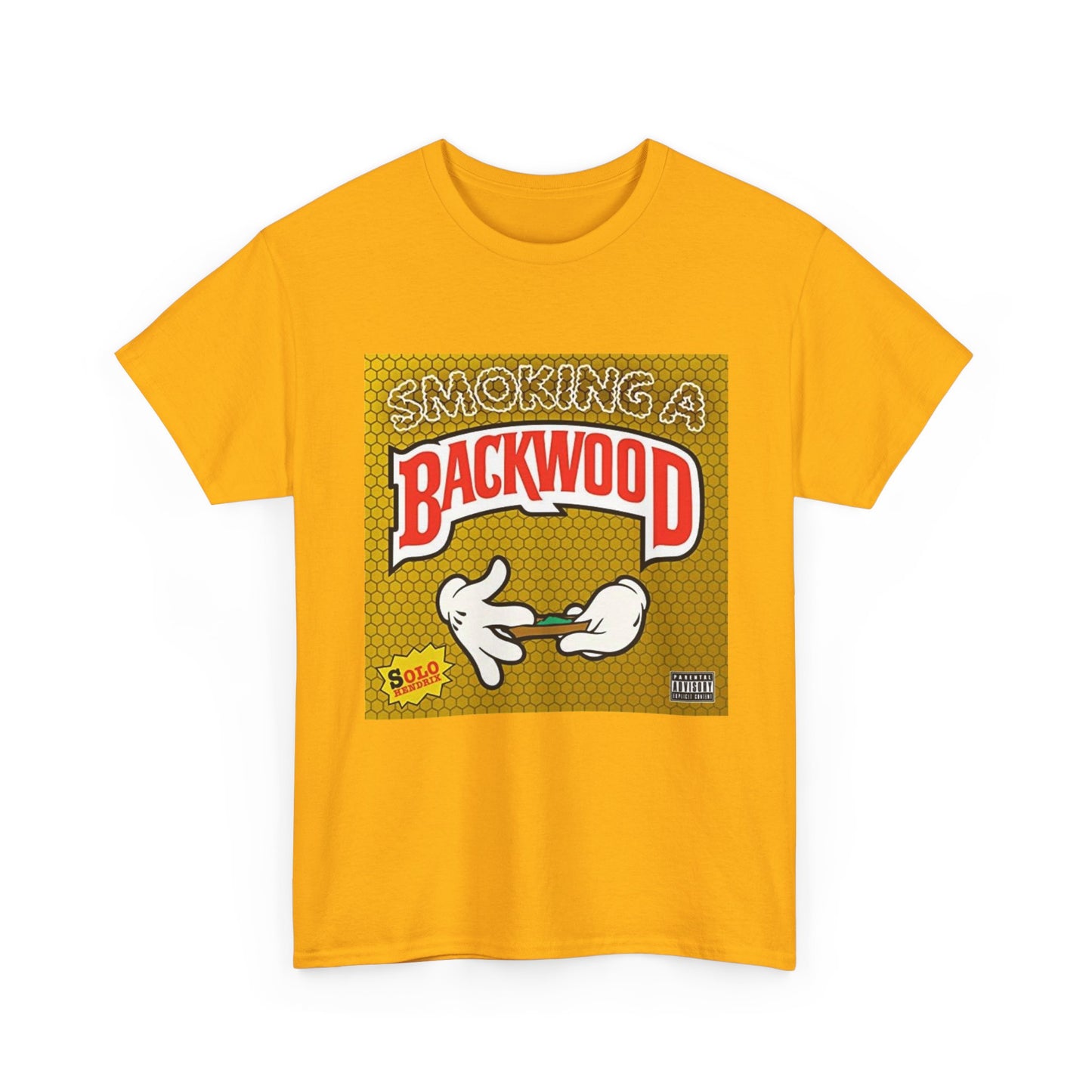 Backwoods Blunt Tshirt Rolling Up 420 Funny Graphic Unisex Heavy Cotton Tee
