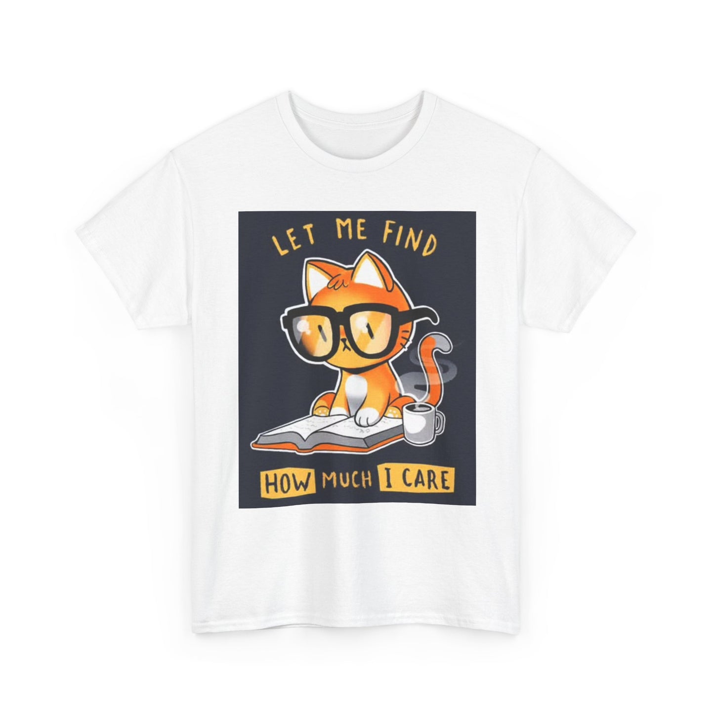 Curious Funny Cat Shirt Cute Kitten Sarcastic Jokes Unisex Heavy Cotton Tee