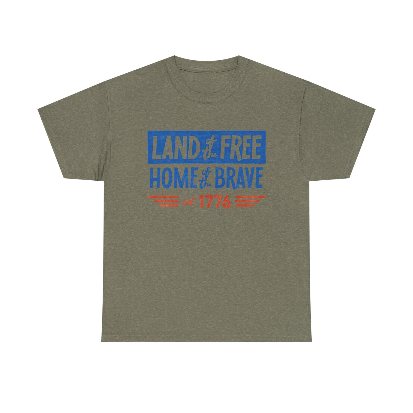 USA Land Of The Free 1776 Graphic T Shirt NEW ADULT TEE VINTAGE