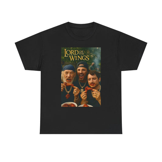 Lord Of The Wings Funny Graphic T Shirt NEW Unisex Heavy Cotton Tee