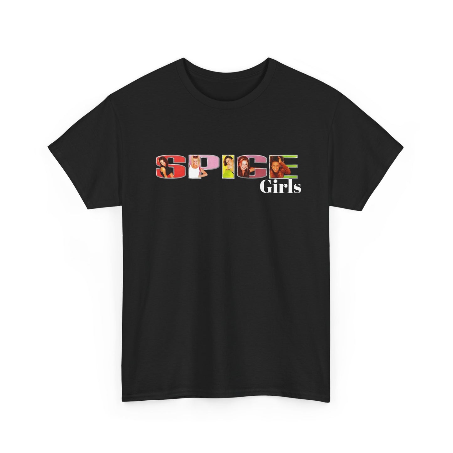 SpiceGirls Vintage Graphic T Shirt S-5XL Unisex Heavy Cotton Tee