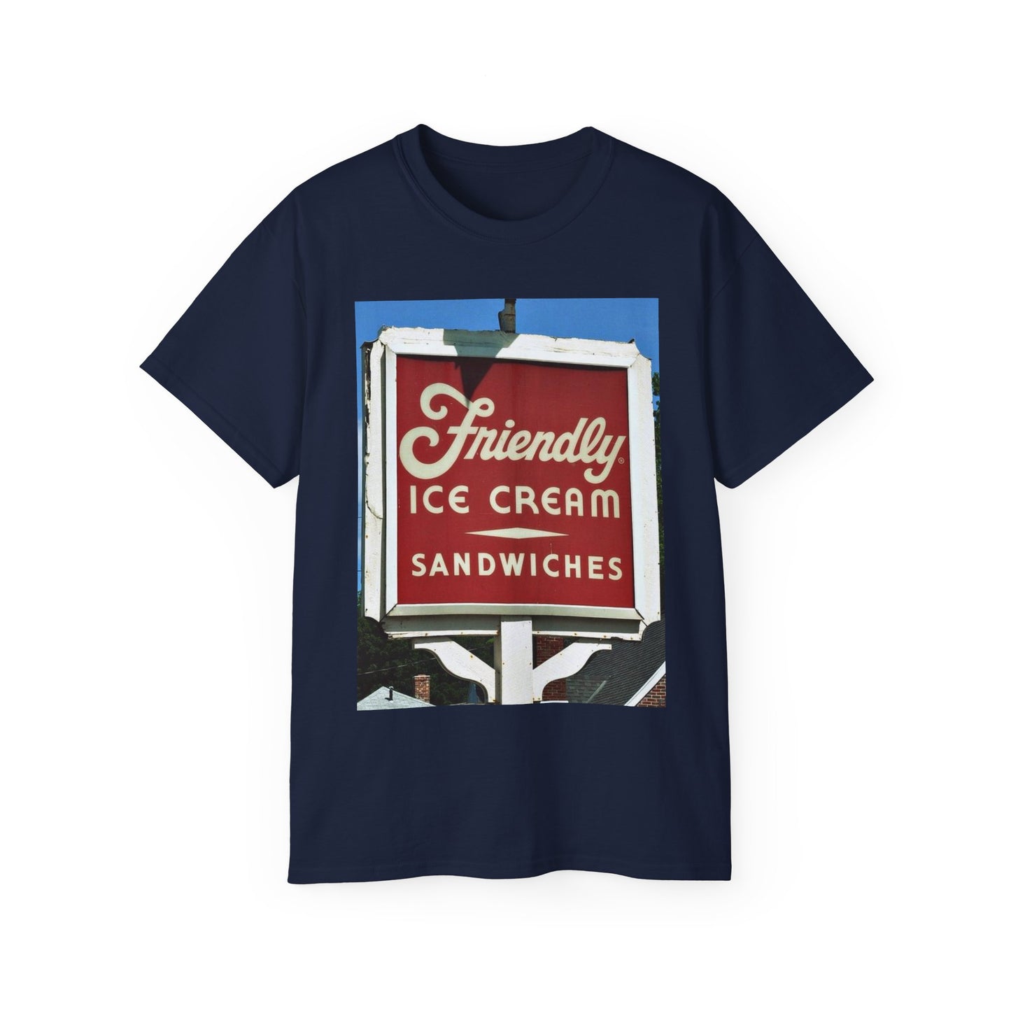 Friendlys ice cream T-shirt vintage New England restaurant chef Ultra Cotton Tee