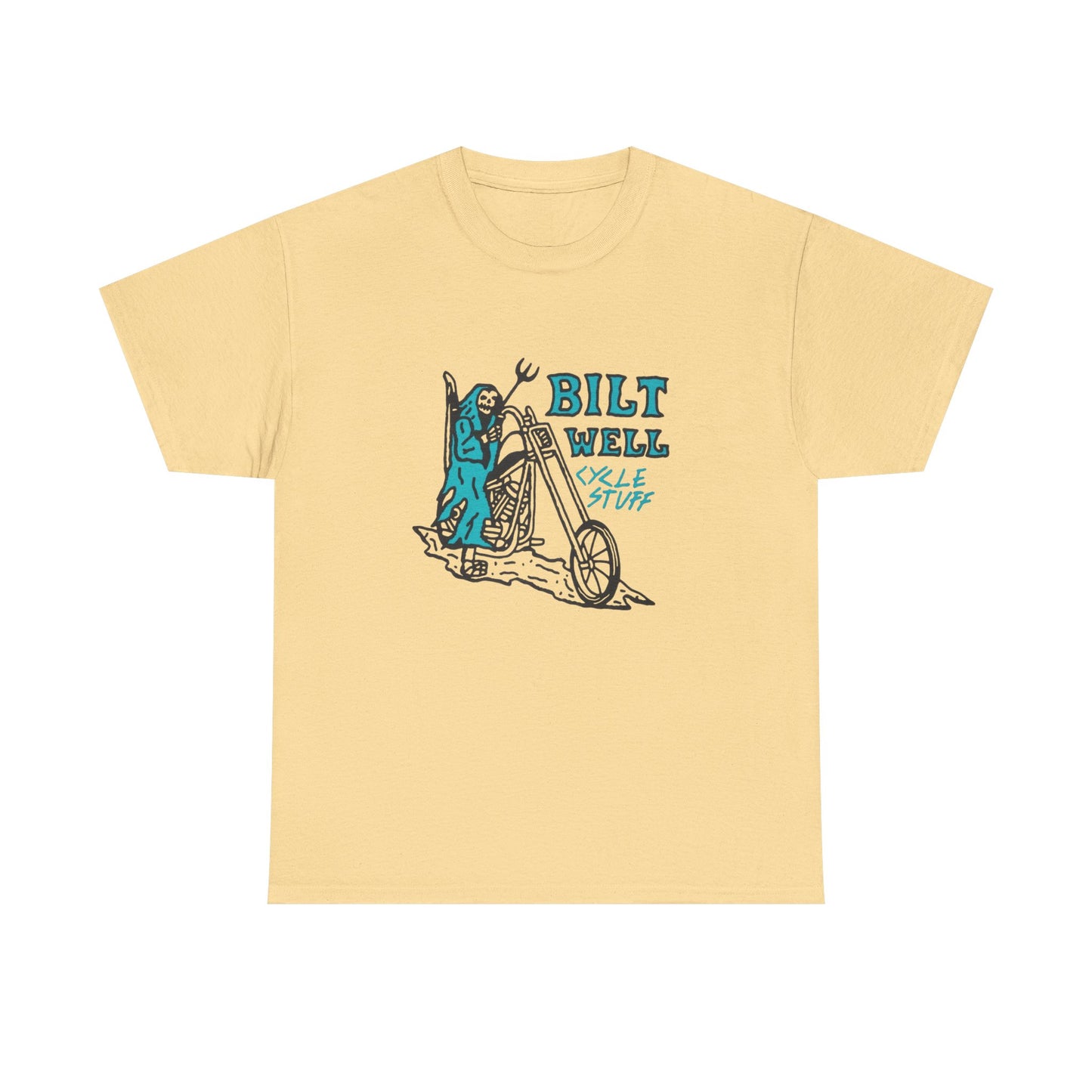 Bilt Well Motorcycle Stuff Graphic T Shirt Unisex Heavy Cotton Tee