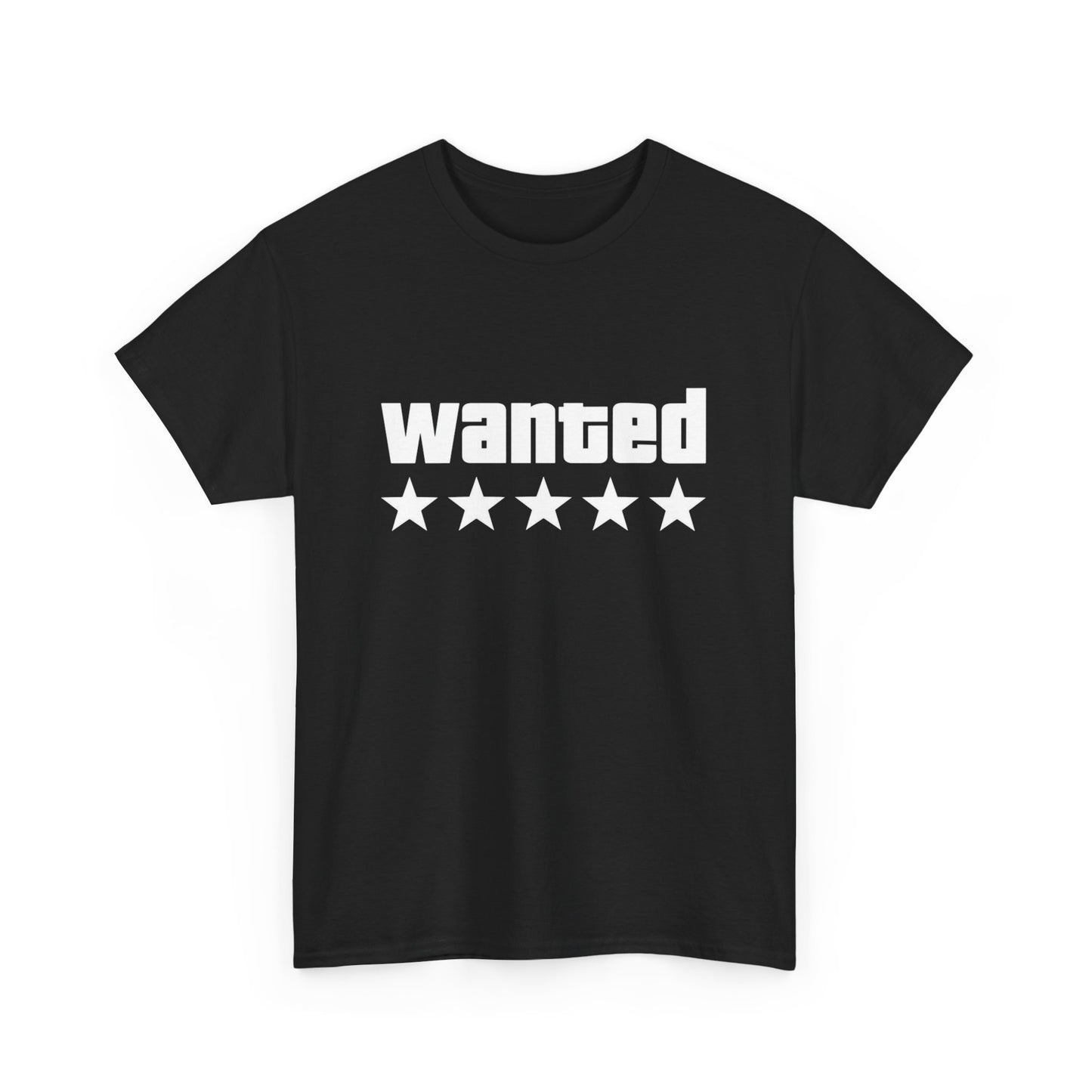 Wanted Five Stars GTA Graphic T Shirt NEW ADULT