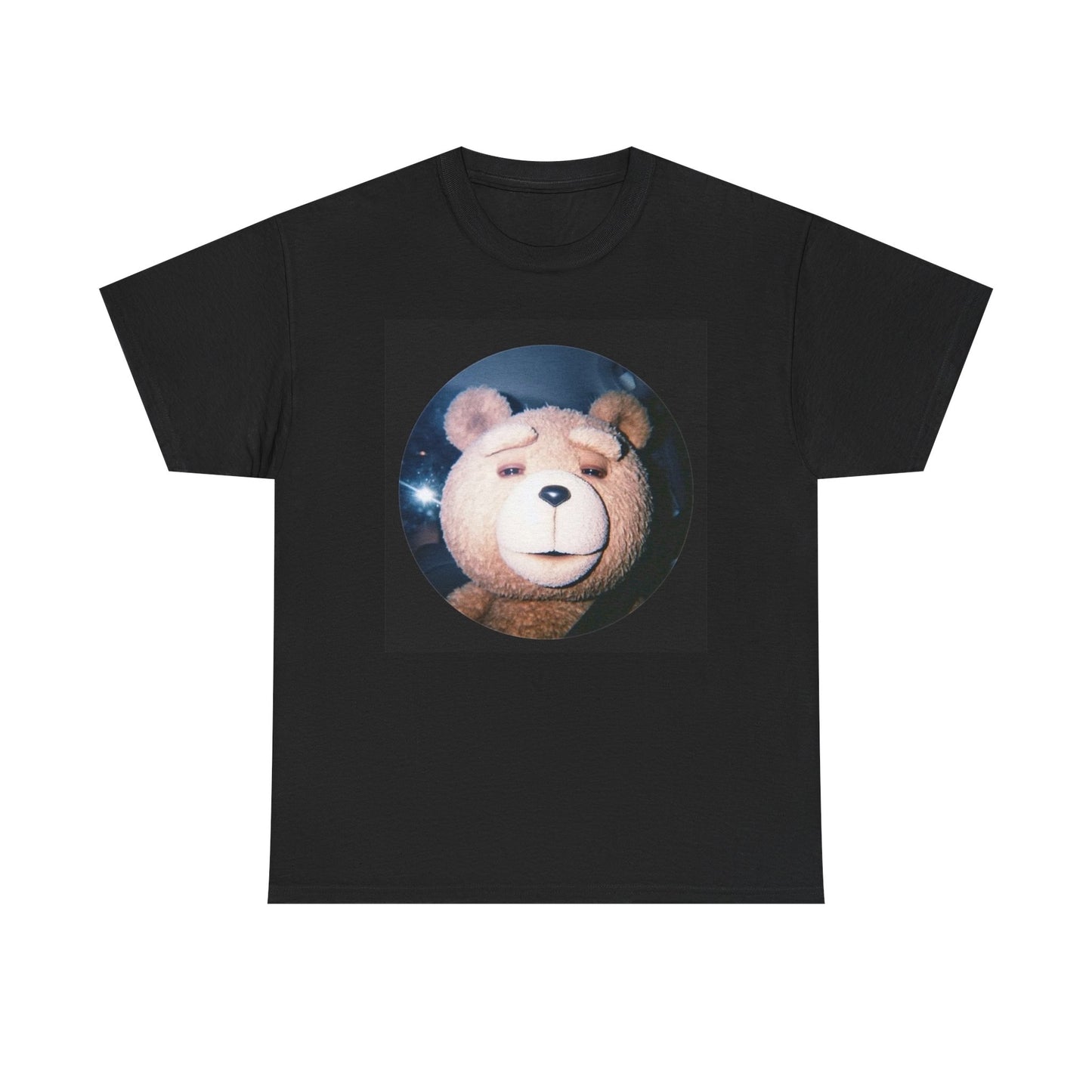 Teddy Bear Funny Graphic T Shirt Men's Heavy Cotton Tee - Quality - Modern True to Size