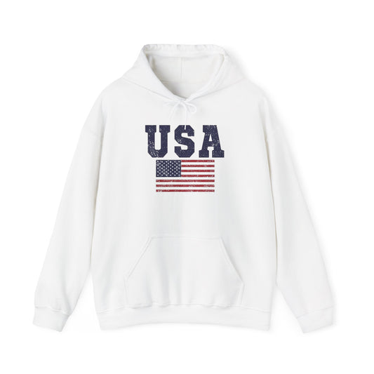 USA American Flag NEW COLORS Graphic Hoodie Unisex Heavy Blend Hooded Sweatshirt