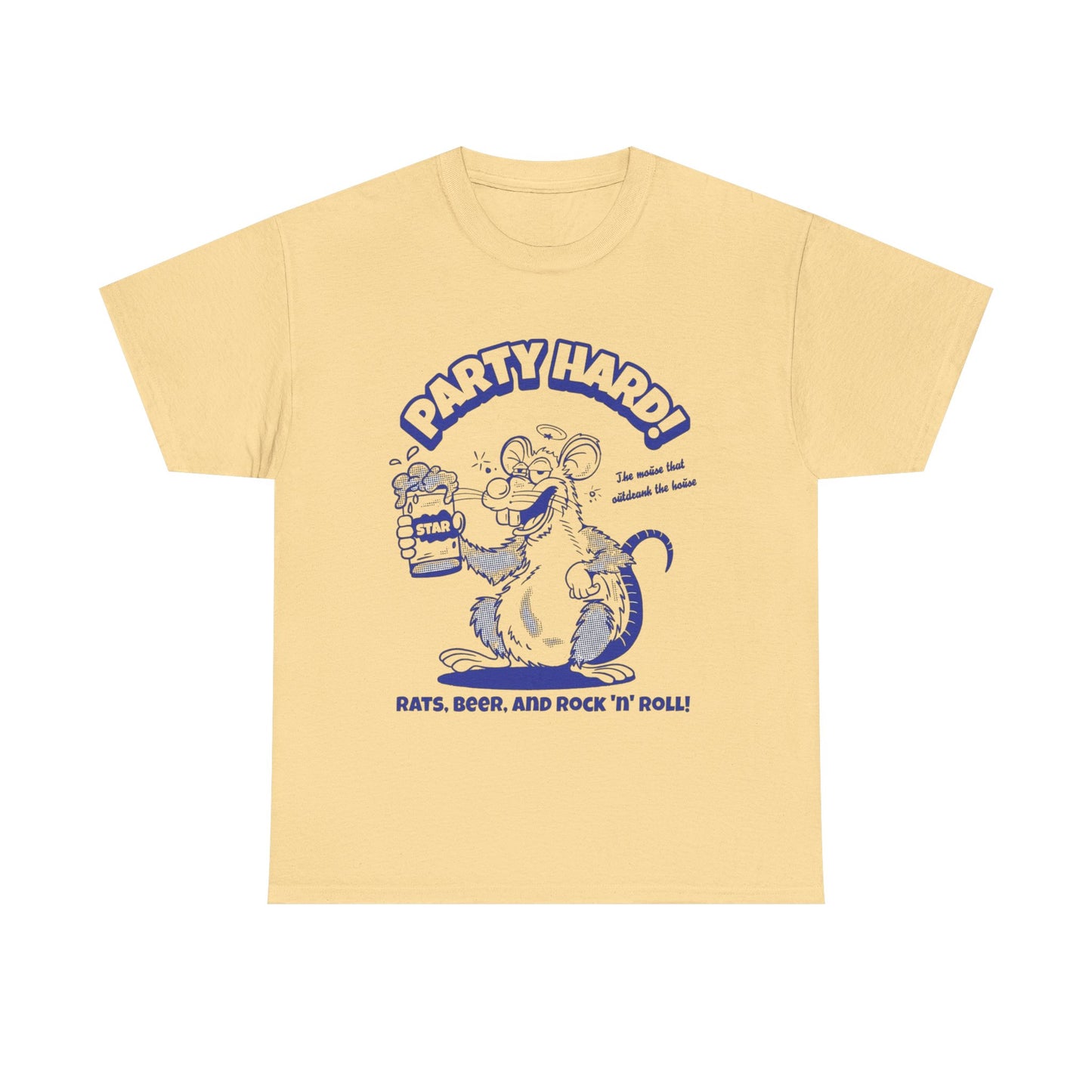 Party Hard Graphic T Shirt Unisex Heavy Cotton Tee