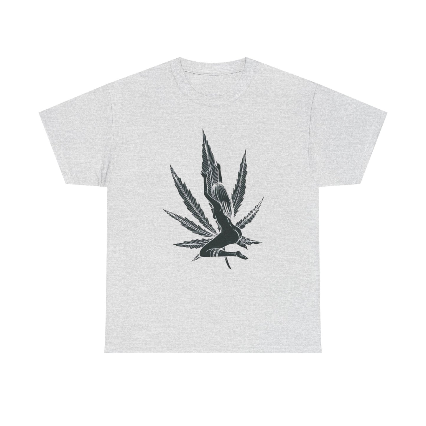 Beautiful Weed Leaf Model T Shirt S-5XL NEW Unisex Cotton Tee
