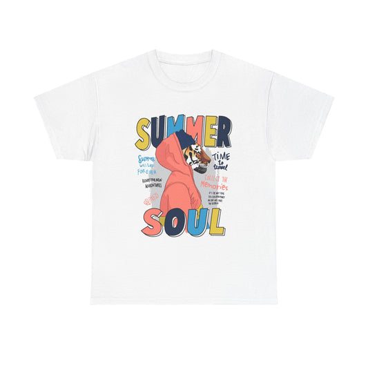 Summer Soul Graphic T Shirt Unisex Heavy Cotton Tee