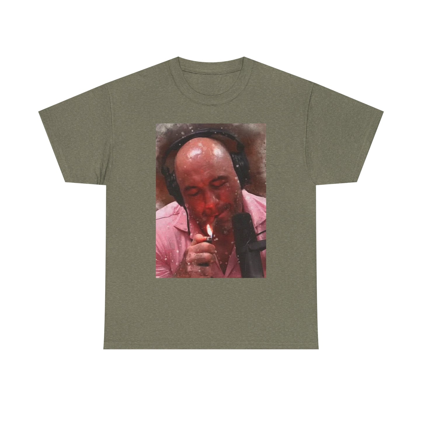 Joe Rogan Podcast Graphic T Shirt Retro Weed 420 Unisex Heavy Cotton Tee