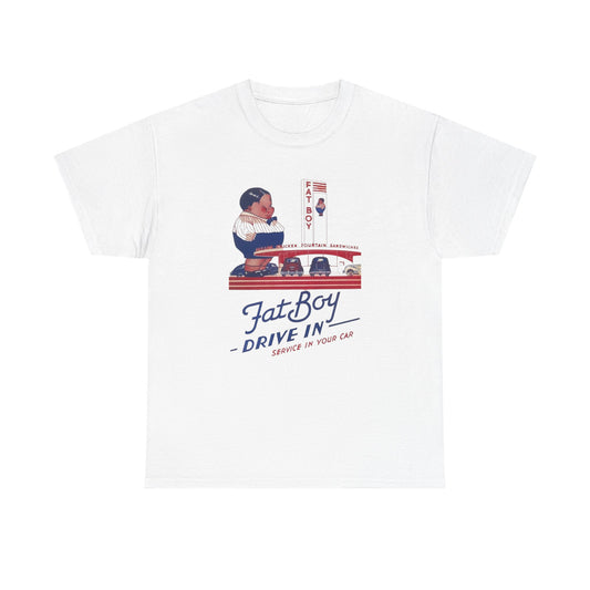 Fatboy Burger Vintage Graphic T Shirt NEW ADULT