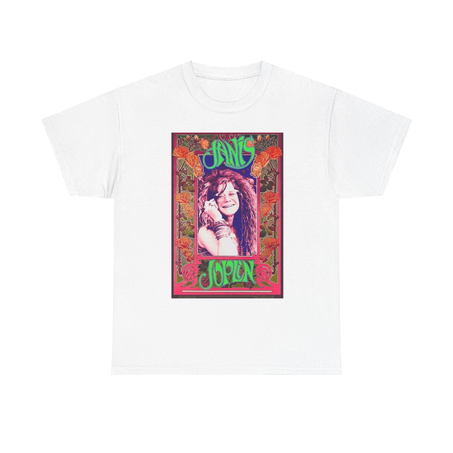 Janis Joplin Retro T Shirt BRAND NEW Apparel Unisex Graphic Tee USA