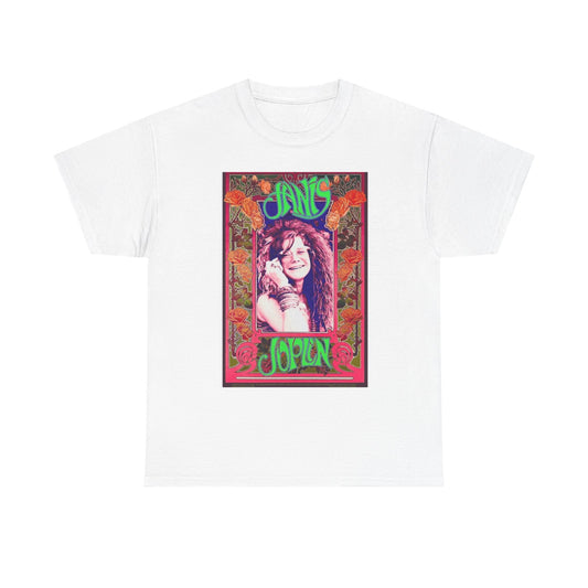 Janis Joplin Retro T Shirt BRAND NEW Apparel Unisex Graphic Tee USA