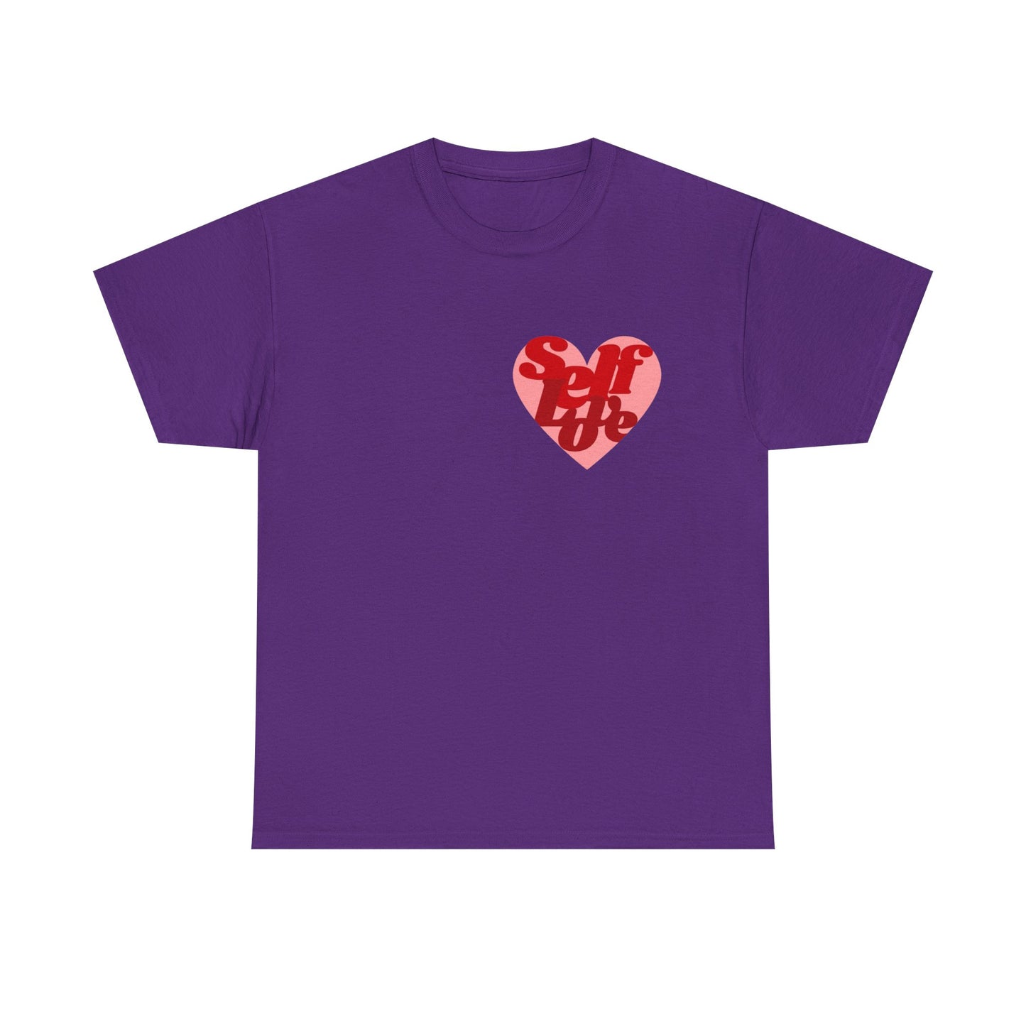 Self Love Heart MULTIPLE COLORS Graphic T Shirt Unisex Heavy Cotton Tee GIFT