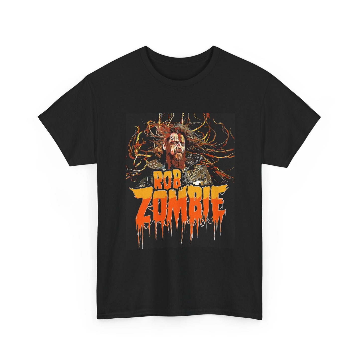 Rob Zombie Tshirt Poster Rock Merch Concert Unisex Heavy Cotton Tee